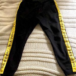 Moncler sweatpants black size L